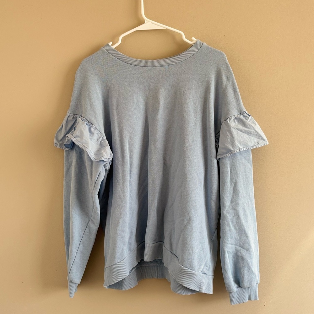 H&M Light Blue Crew Neck Sweater